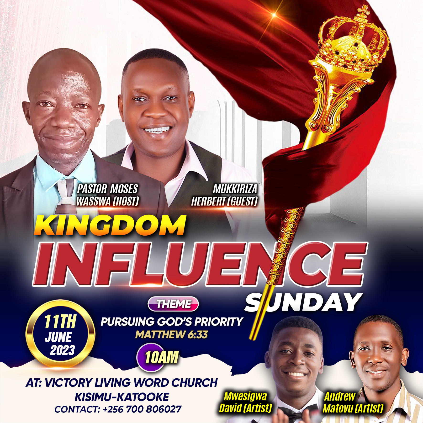 KINGDOM INFLUENCE SUNDAY @ VLWC KISIMU (11TH JUNE 2023)